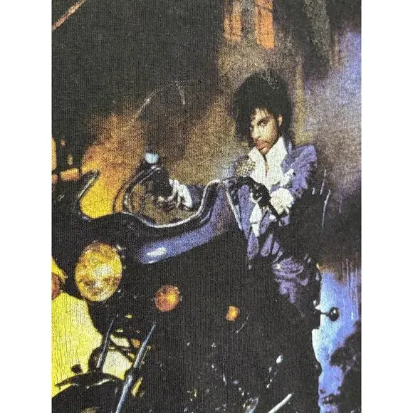 Authentic Prince Estate Collection Purple Rain Graphic Tee Medium Band Tee 80's - Picture 2 of 5